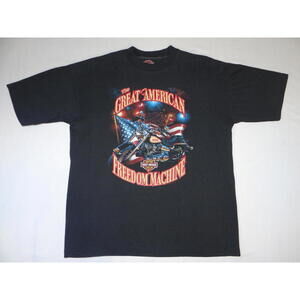 Vintage Harley-Davidson The Great American Freedom Machine T-Shirt XL